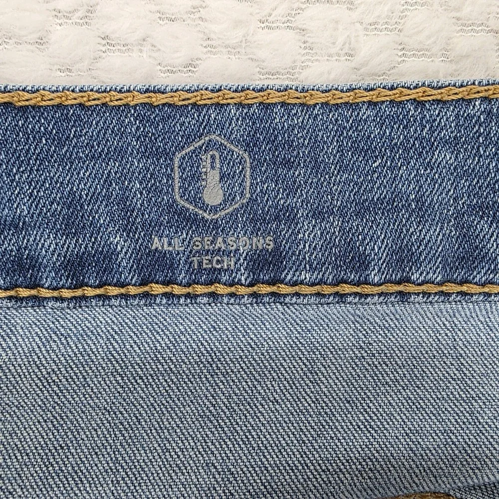 Levis 541 Athletic Taper Mens Jeans 52x28 Stretch Medium Wash Blue Big Tall